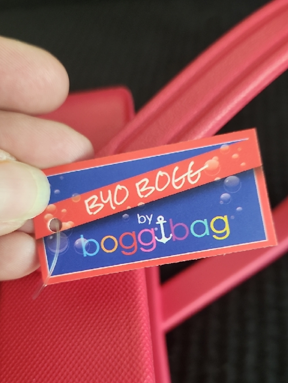 BOGG BAG Red Tall Drink Caddy with Handle - Picture 2 of 5